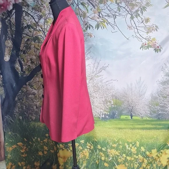 Christian Dior size 6 red blazer - Picture 3 of 10